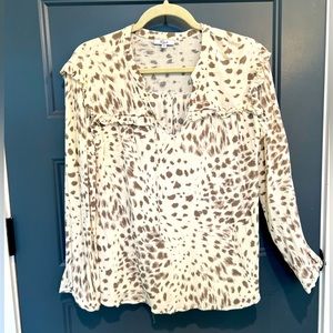 Rails animal print blouse.
